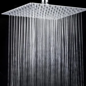(8")Square Stainless Steel Ultra-thin Showerhead Bath